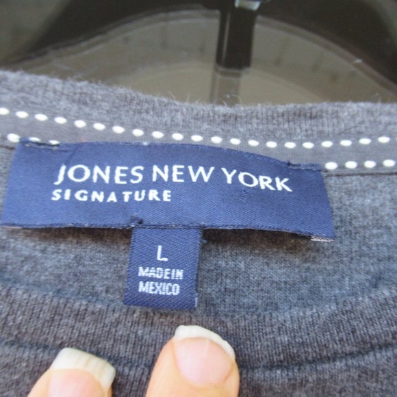 Jones new york signature top sz L - Picture 4 of 8